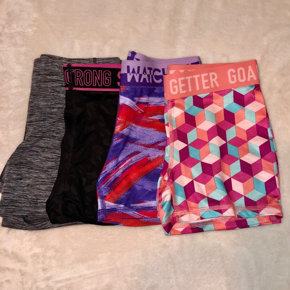 4 Pairs YM Compression Shorts Bundle